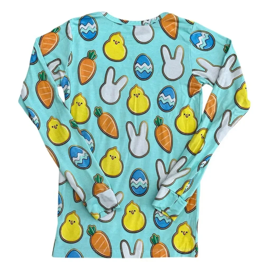 EASTER Bamboo Kids Pajama Set Size 5